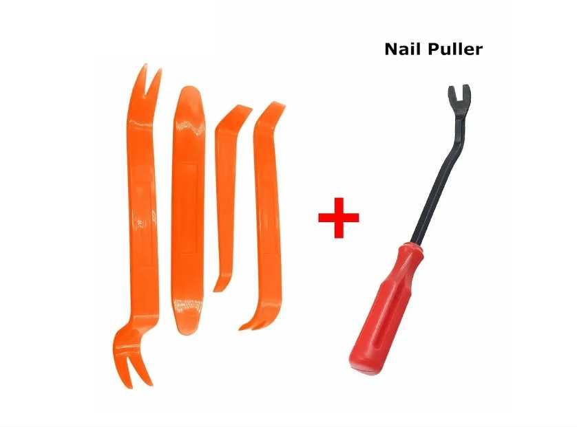 Набор съемников для клипс и пластиковых панелей 5шт