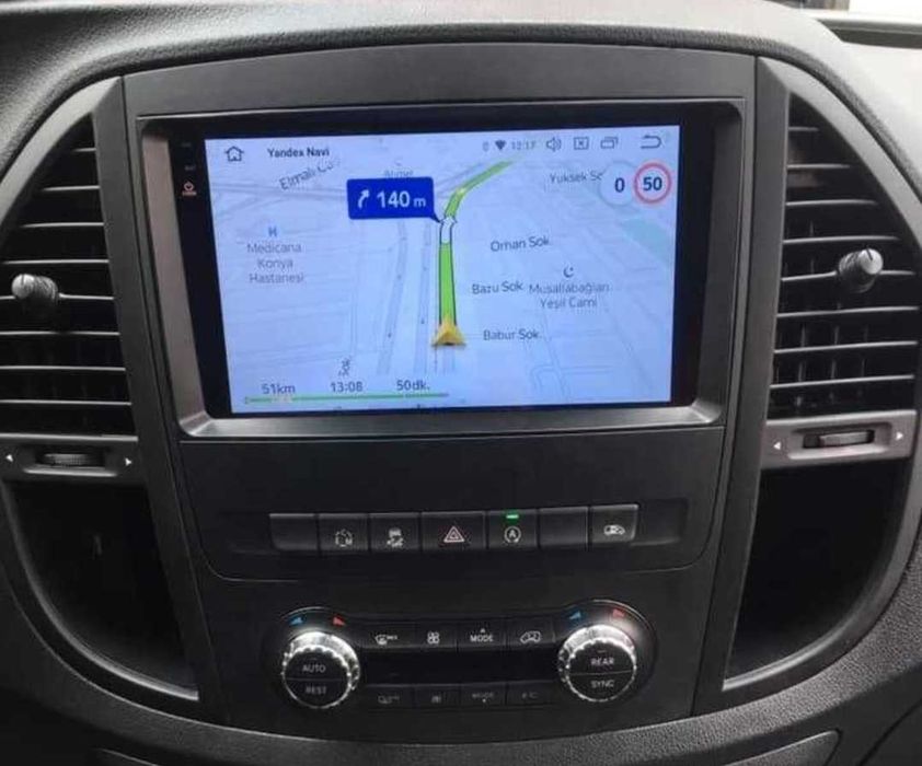 Radio 2 DIN 9" Android Mercedes Viano/Vito/Sprinter/Crafter/Classe A,B