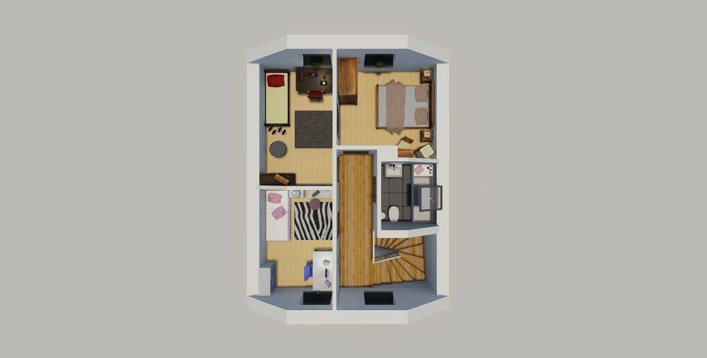 Nowy dom piętrowy wolnostojący w Strzelnie przy ul. Dąbrowskiego