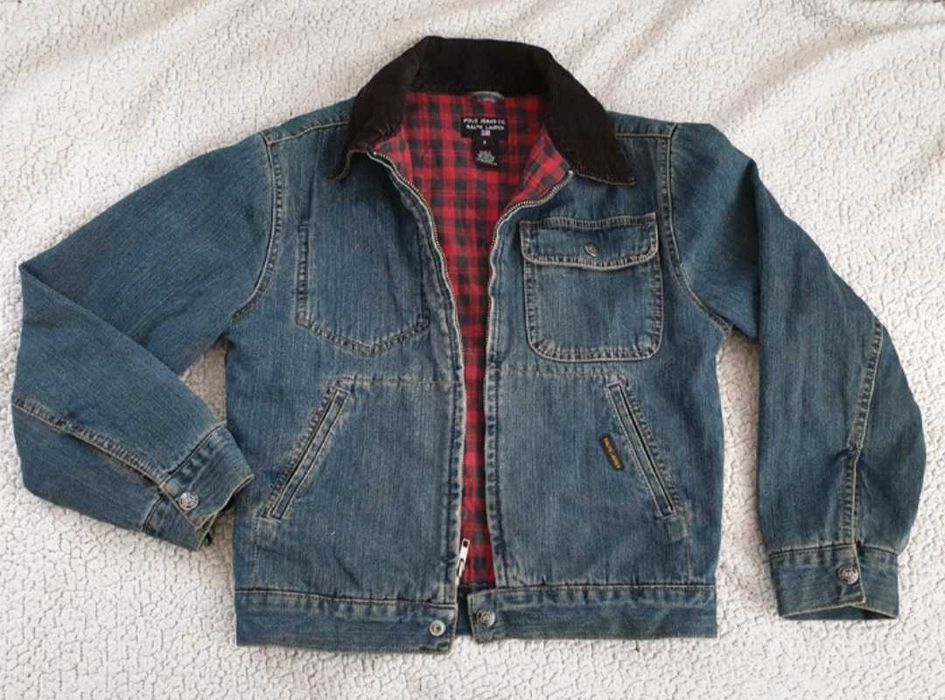 Jeansowa kurtka ralph lauren vintage retro grunge