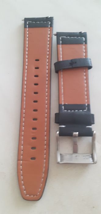 Pasek skórzany do zegarka 22mm