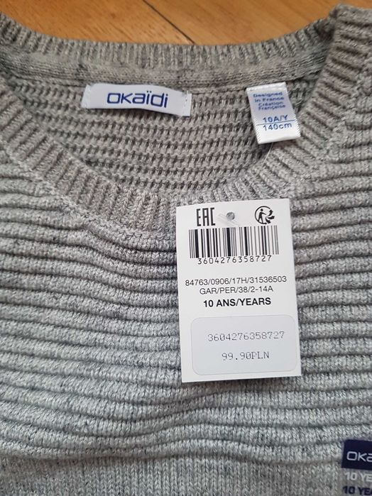 Sweter Okaidi, rozmiar 140