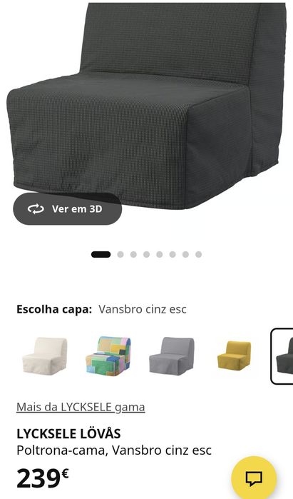 Poltrona Cama Lycksele Ikea