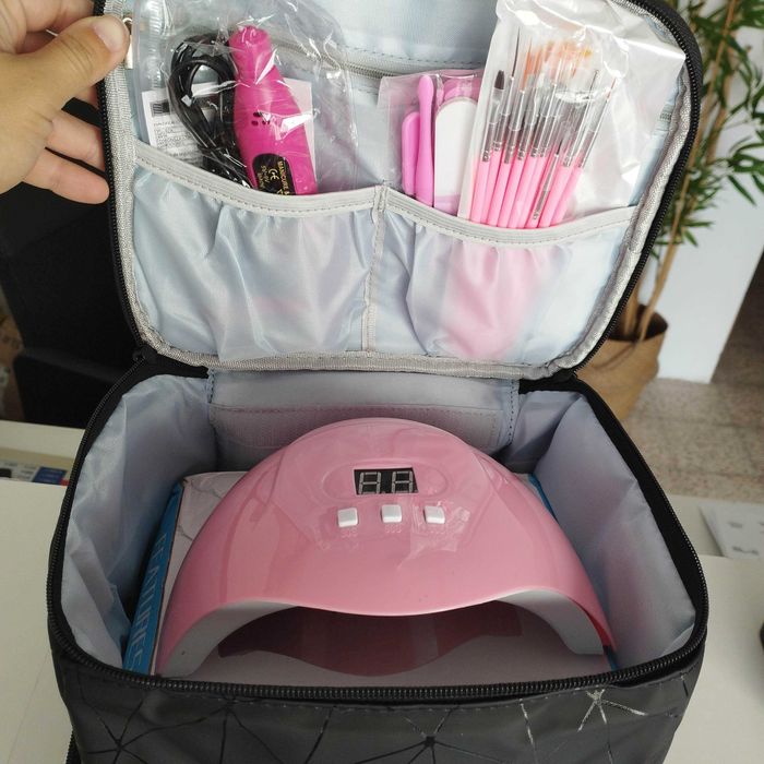 Mala / Organizador para kit de unhas de unhas / manicure