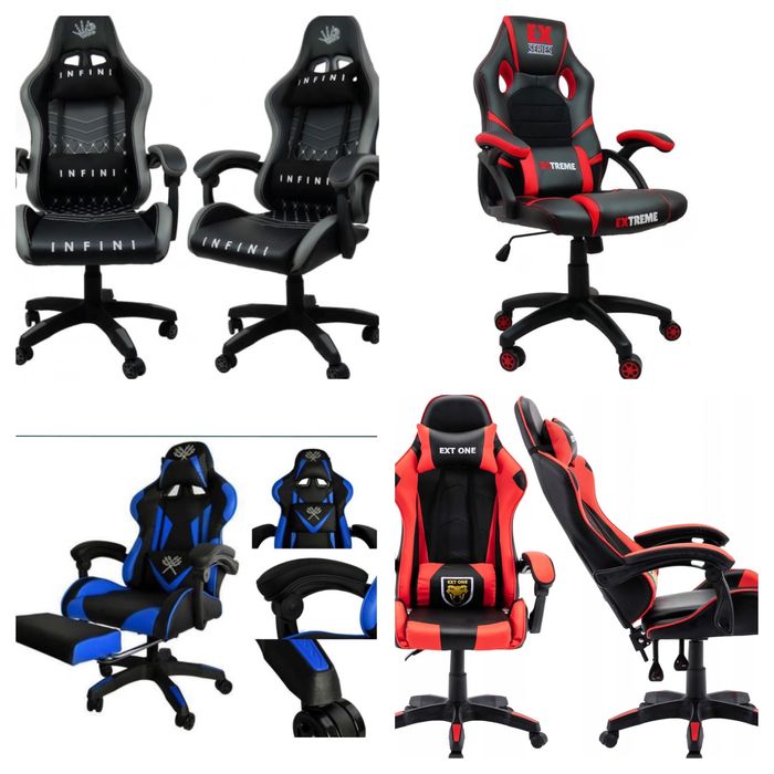 Кресло игровое+Масаж геймерское крісло ігрове компютерне Стул