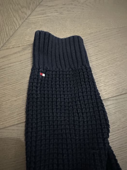 XXL TOMMY HILFIGER sweter męski głęboki granatowy kolor