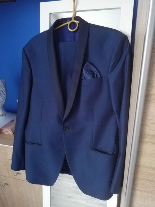 Garnitur slim ślubny