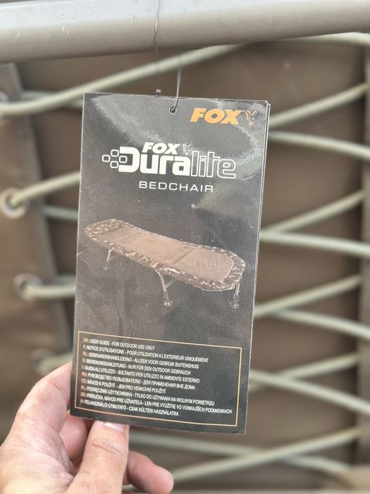Карповая раскладушка FOX Duralite Bed — Состояние новой (с биркой!)