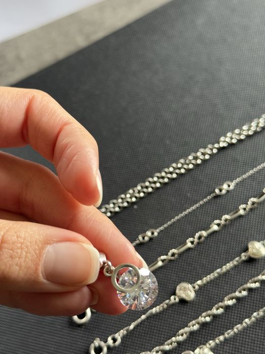 Peças em prata - pendente/pulseiras/colar