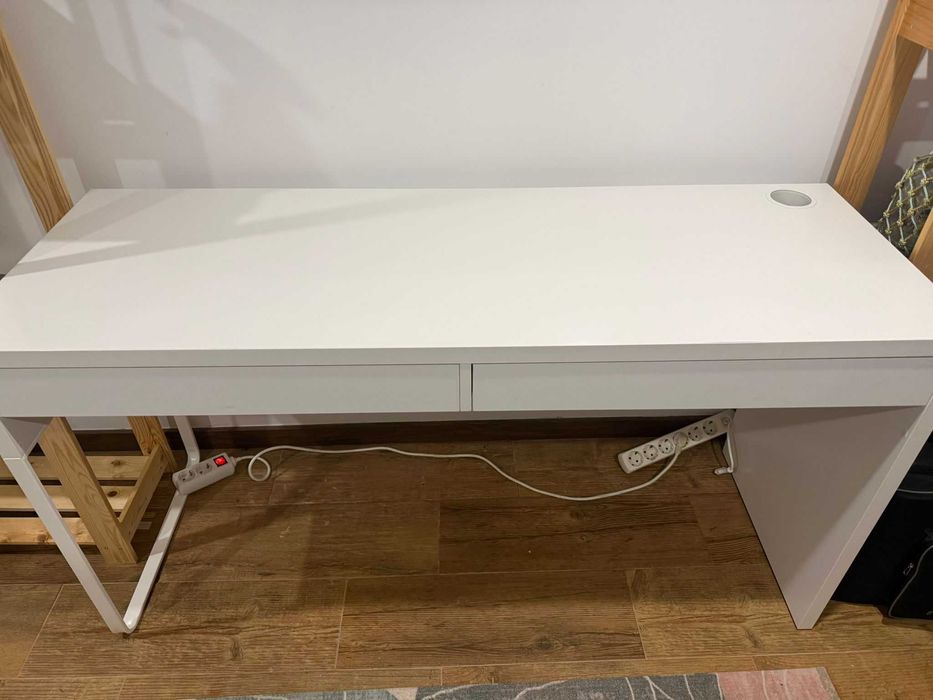 Secretária Branca Micke IKEA 142x50