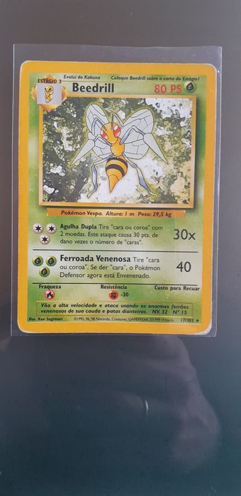 Cartas Pokemon Base set