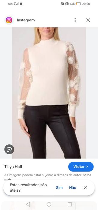 Camisola lindíssima tam S