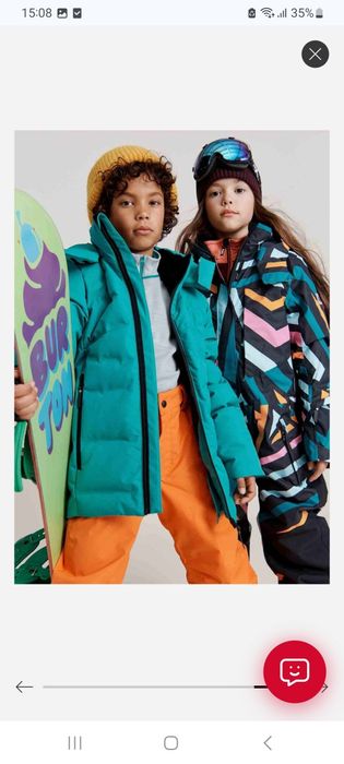 Puchowa kurtka Reima