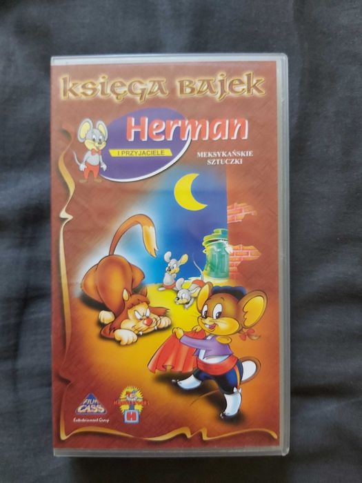 Kasety video z bajkami dla dzieci 3 szt