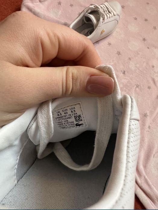 Sneakersy buty Lacoste Straightset 118 rozmiar 40 skóra skórzane