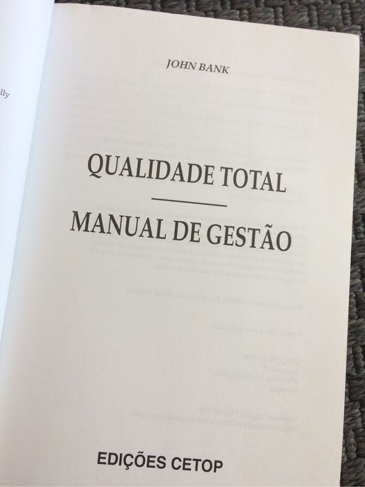Qualidade Total - Manual de Gestão