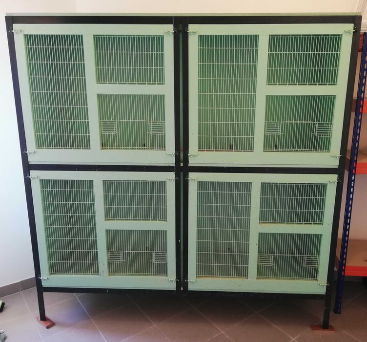 Voadeira grande para aves | 180 × 183 cm | 2 ou 4 espaços