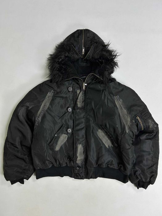 Project G/R bomber ブラック フライトジャケット Бомбер Project G/R черный куртка курточка аляска чорна зіпка S M L