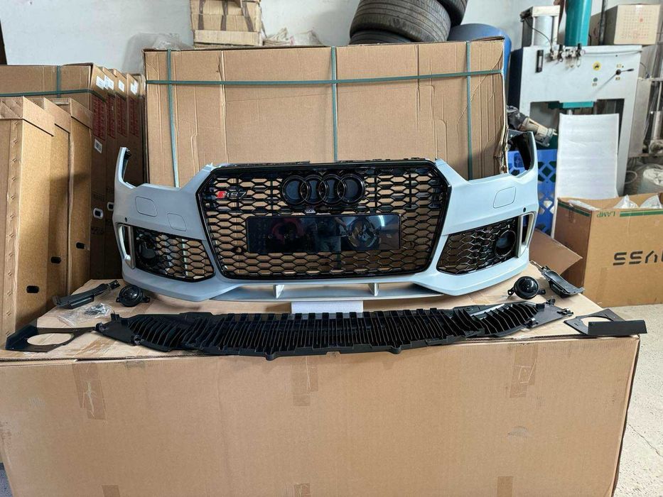 Бампер RS7 14-17 ауди рс 7 А7 4G8 Передняя решетка а7 рестайлинг Audi