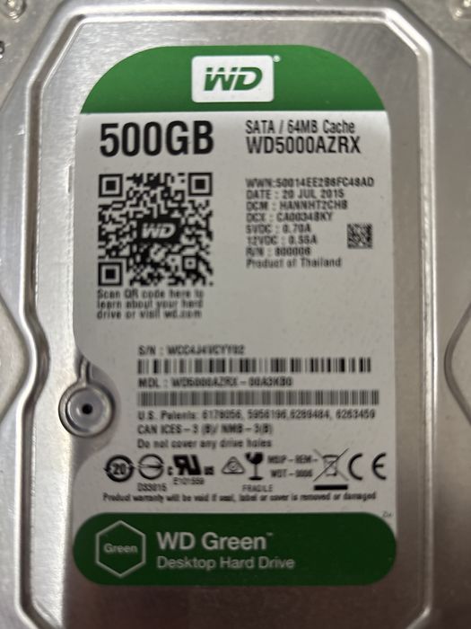 HDD 500Gb та SSD 240 Gbта 256 Gb