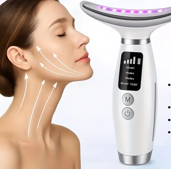 Акумуляторний електричний масажер для обличчя XIYHUIA з LED-дисплеєм,