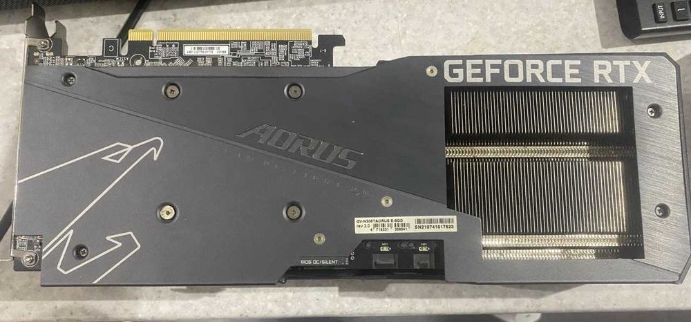 AORUS GeForce RTX 3060 Ti ELITE 8G (Ідеальний стан, відео тести)