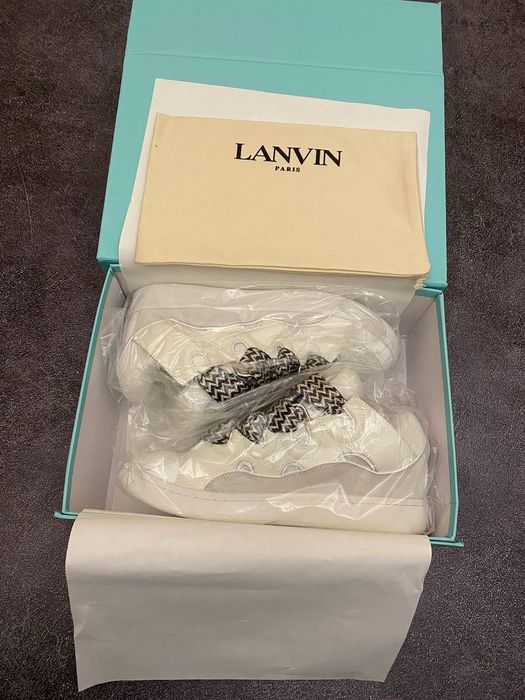[БЕЗ ПРЕДОПЛАТ] Lanvin Curb Sneakers White Premium