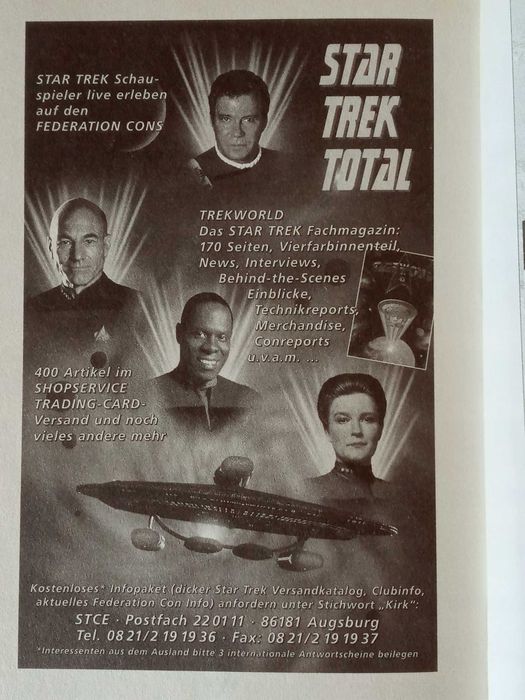 Książki science fiction Star Treck ( jęz. niem.)