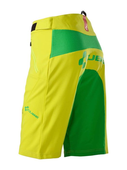 Велосипедні шорти | Cube AMS Shorts, lime | M-L | Оригінал