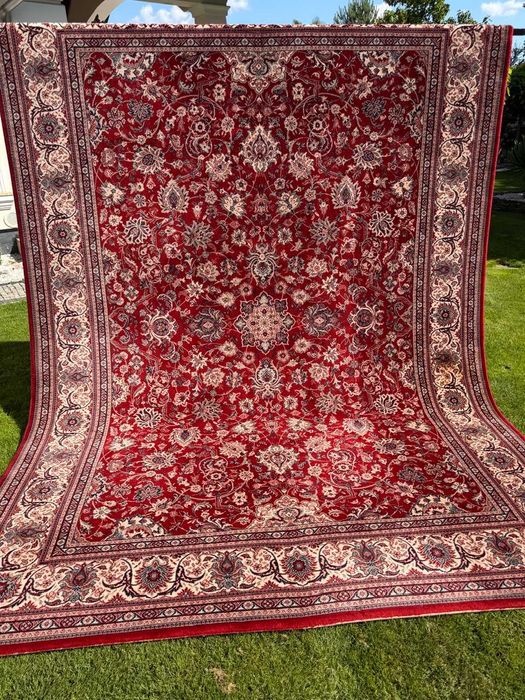 IDEALNY Wełniany dywan wzór perski Ghom 350x250 galeria 8 tys