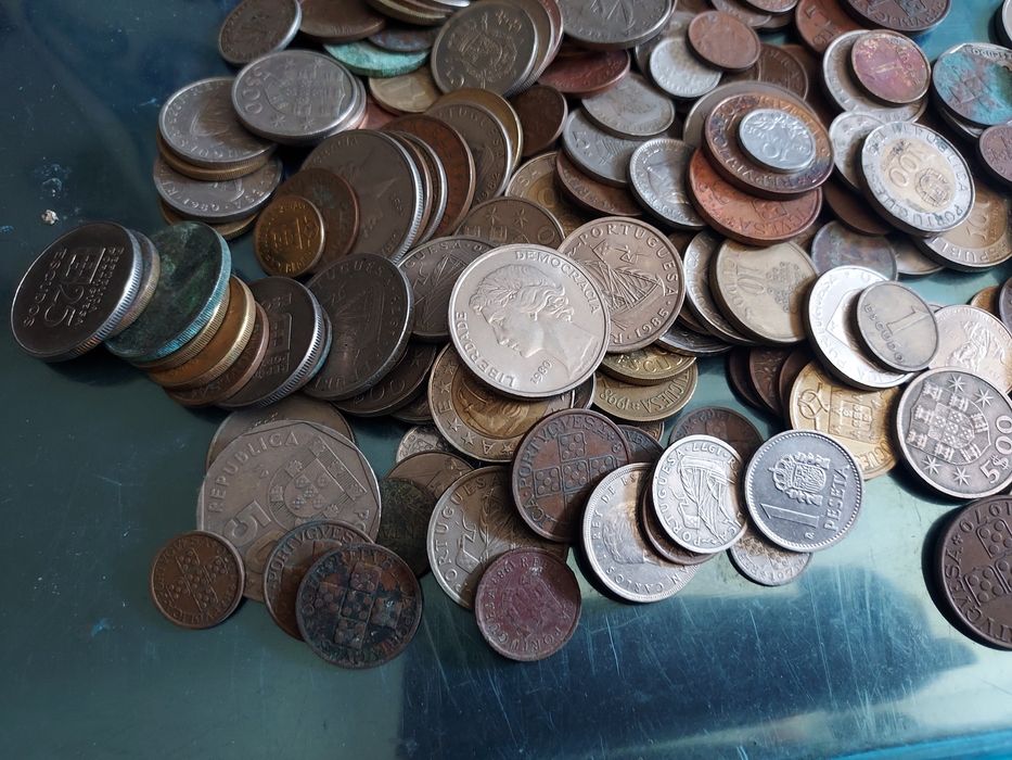 Lote moedas vários 1kg