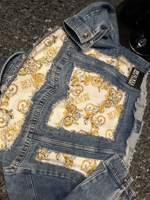 Kurtka jeans Versace Jeans Couture-unikat r.M/L