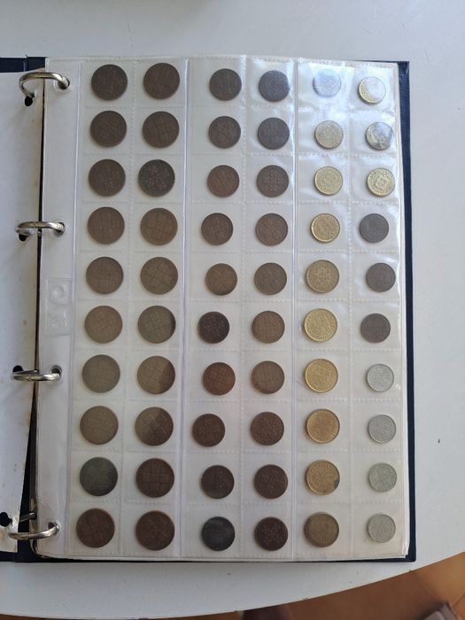Album  de moedas -numismática