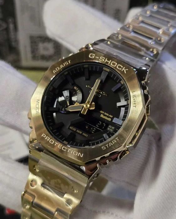Мужские наручные часы Casio G-Shock GM-B 2100 стальные