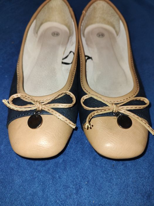 Czarne baleriny rozmiar 39 Tom&Rose