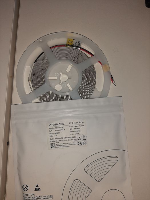 LED лента RISHANG 4000k  24v
