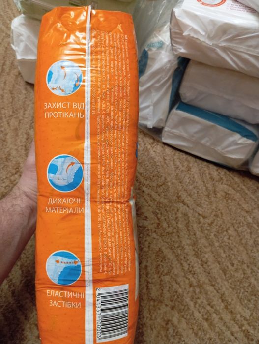 Підгузники подгузники Joy 3 midi 56 штук 4-9 кг / Ціна меньша