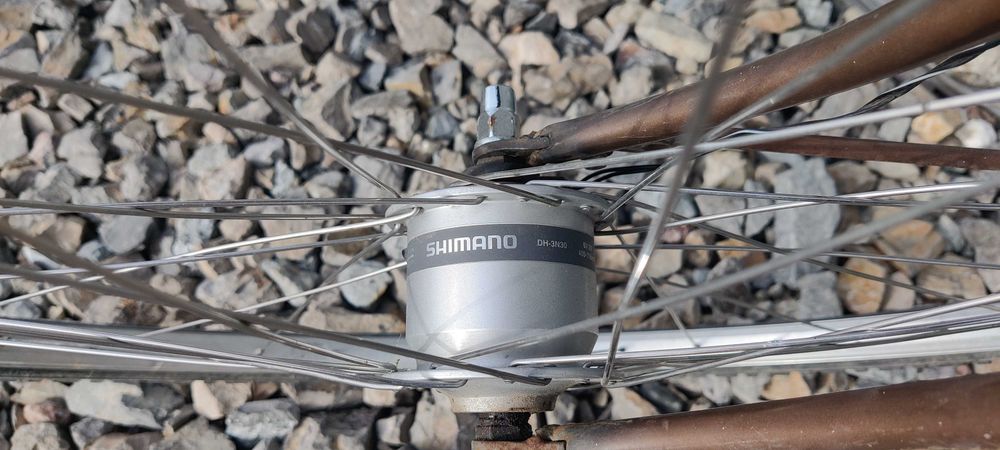 Stary rower BSA po "tuningu" :)