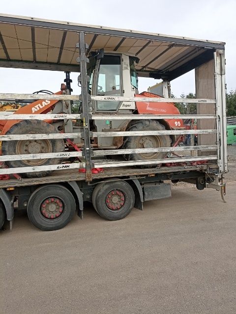 Transport maszyn FRANCJA-POLSKA Traktor BUSY wciągarka najazdy