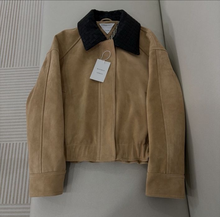 Bottega Veneta kurtka damska skórzana elegancka