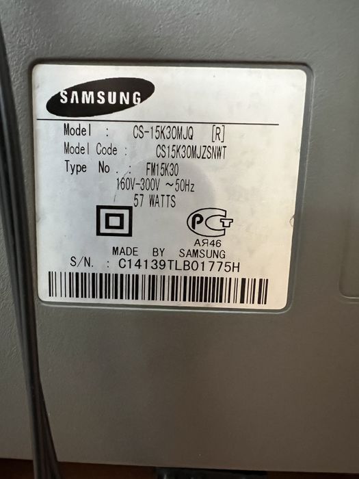 Телевизор Samsung CS-15K30MJQ б/у