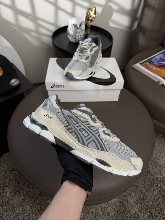 Кросівки Кроссовки ASICS GEL-NYC Beige Grey Серый Беж Сірий Кросовки демісезон