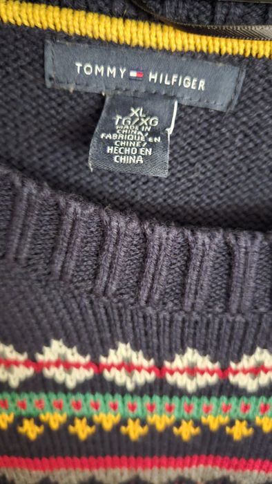 Tommy H.ciepła sukienka z kr.rękawem rozm. XL