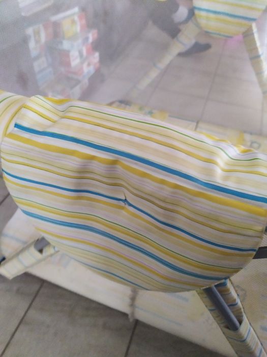 Kojec kwadratowy składany dla dziecka