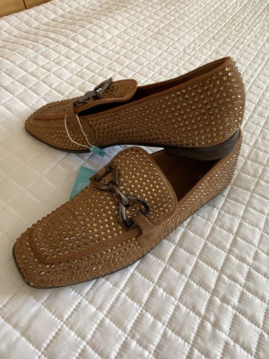 Alma Blue mocassins