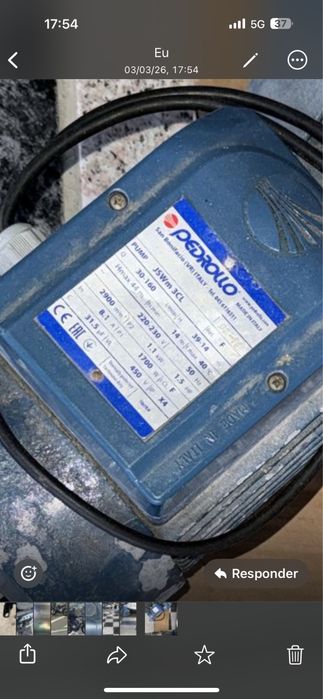 Motor de poço inox