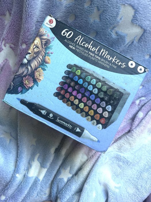 Markery alkoholowe action 60 szt