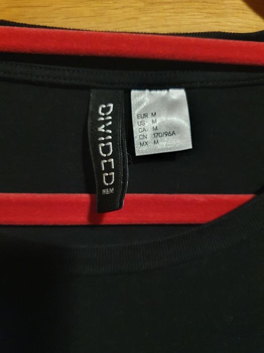 Koszulka z napisem H&M Divided, rozm.M