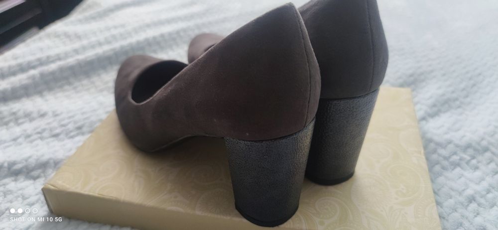 Buty Jenny Fairy szare zamsz 40 1/2