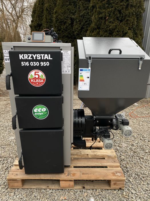 Kocioł Piec CO PELL LUX 19 kW na pellet – SV300 5 Klasa Ecodesign